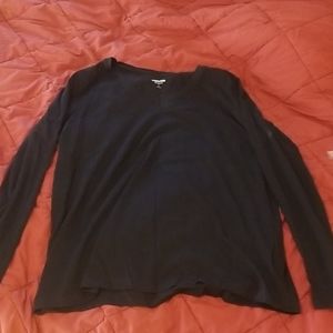 Set of Two New Lands End Supima Long Sleeve Tees